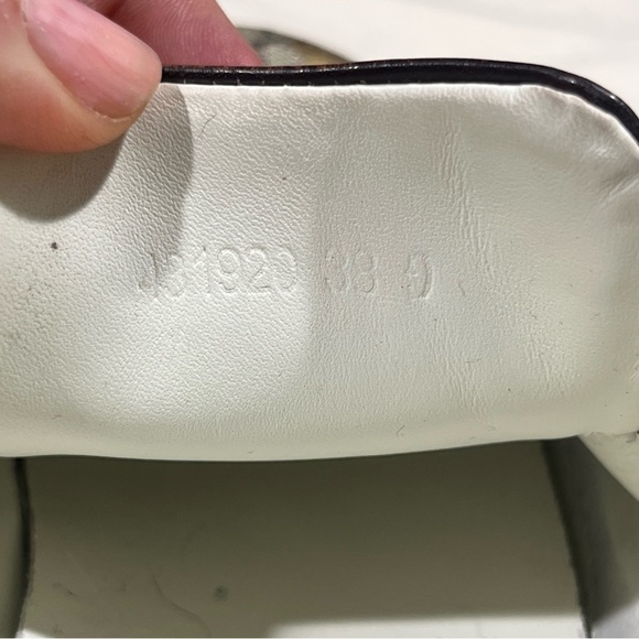 Gucci Ace GG Supreme "Bees" Low Top Sneakers Size 38/ US 8 - Picture 7 of 16